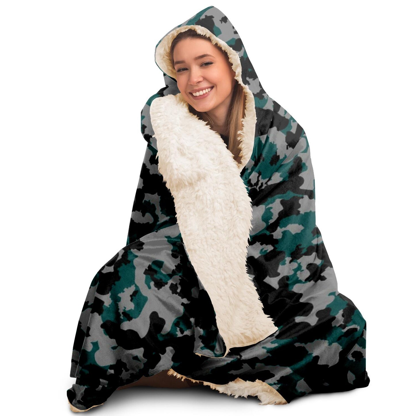 Camofludge Hooded Blanket