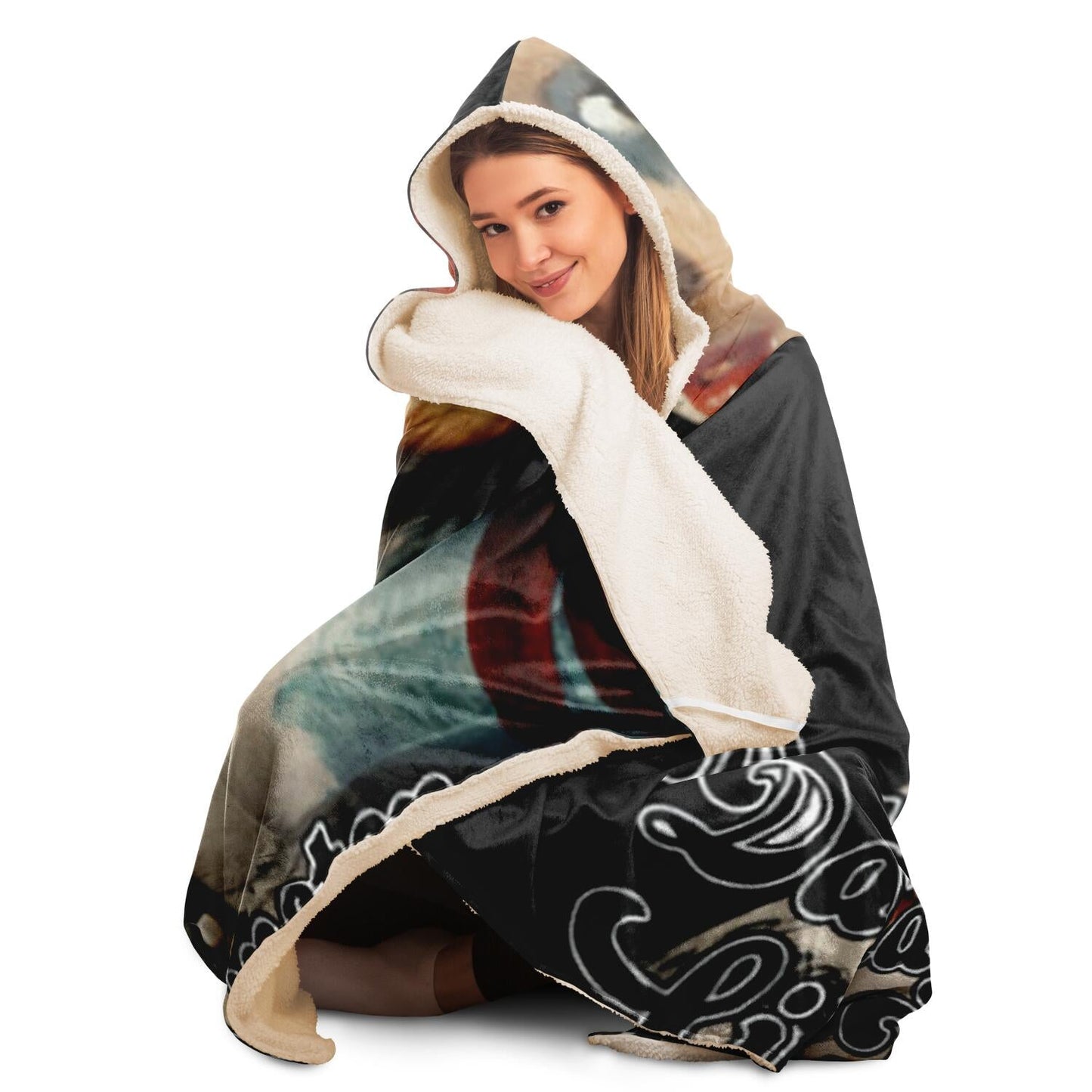 Daddy's Lil Monster Hooded Blanket