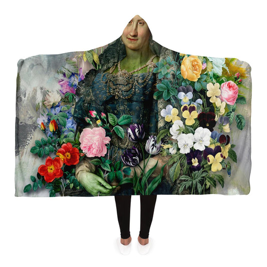 Vandalized Monarchy Hooded Blanket