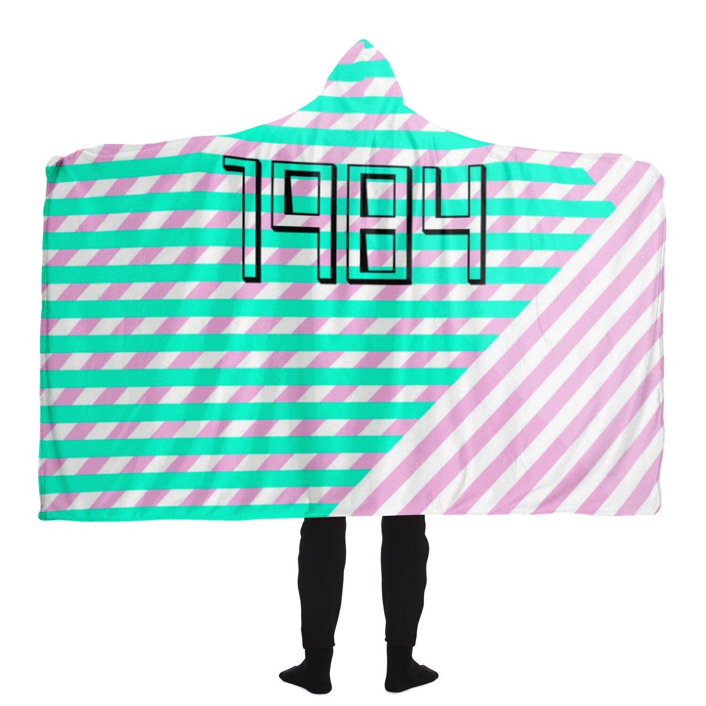 Retro 84 Hooded Blanket