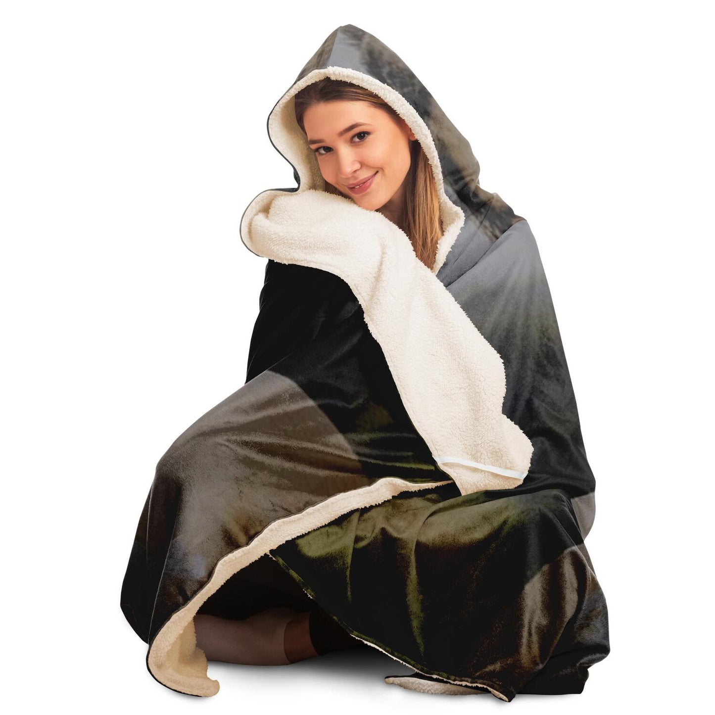 Queen Mona Hooded Blanket