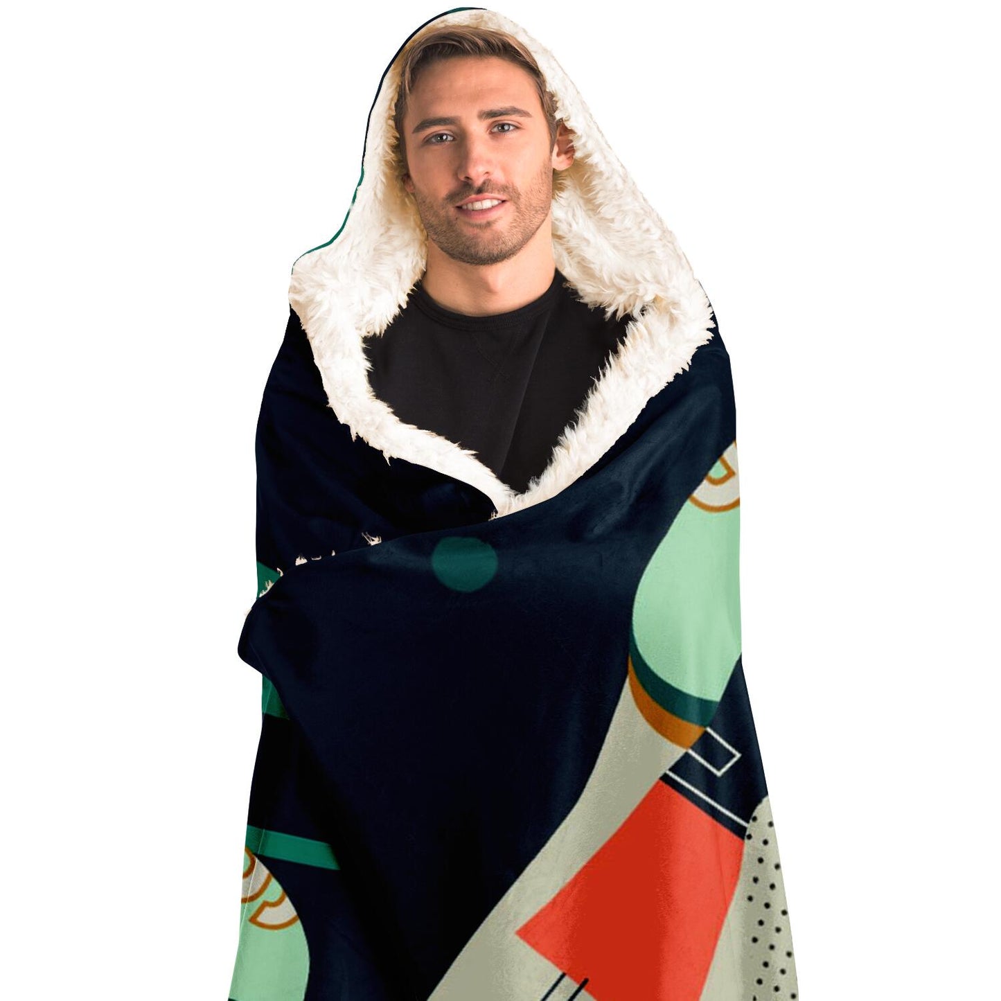 American football character Hooded Football