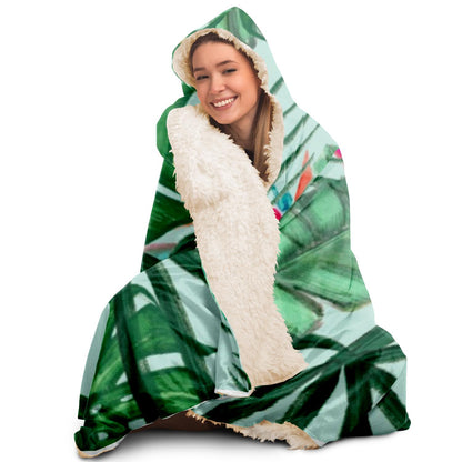 The Tropics III Hooded Blanket