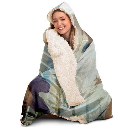 Love Hooded Blanket