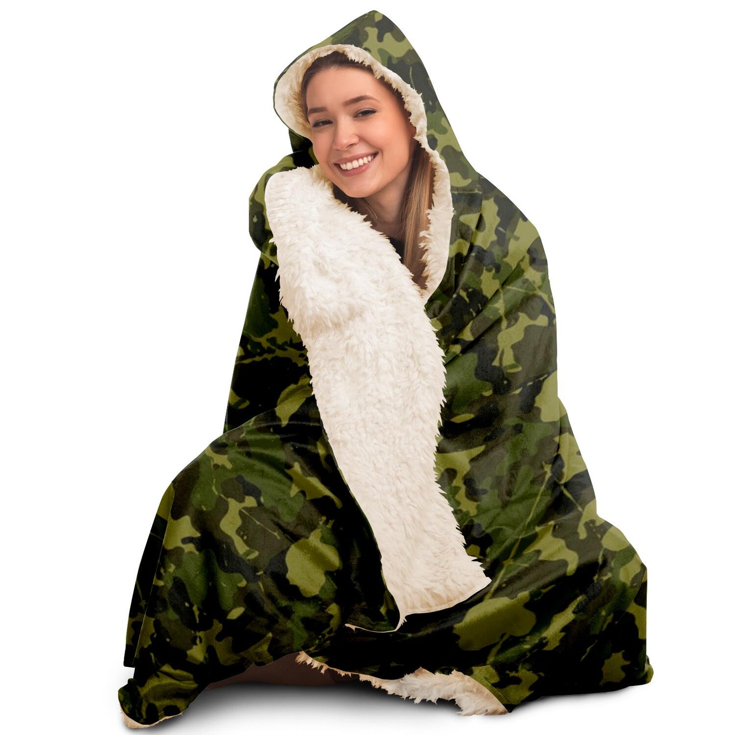 Camofludge Hooded Blanket