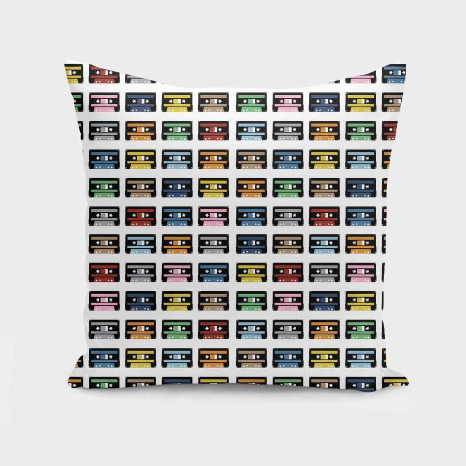 The Pillow pillows 16" x 16" 140 Rainbow Tapes  Cushion/Pillow