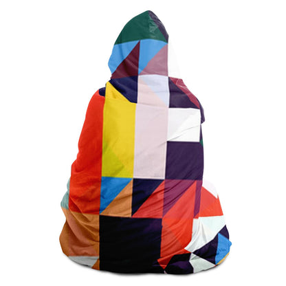 Beautiful pattern Hooded Blanket