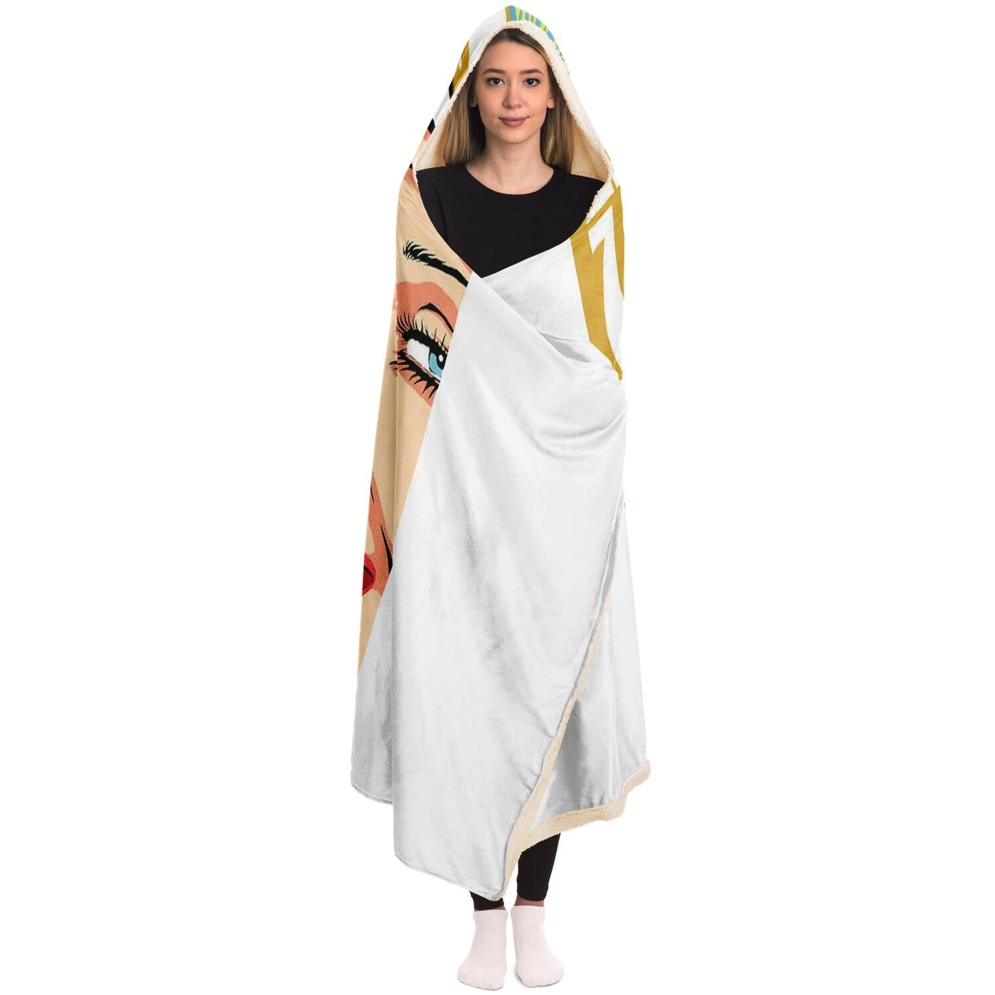 The Virgin Hooded Blanket