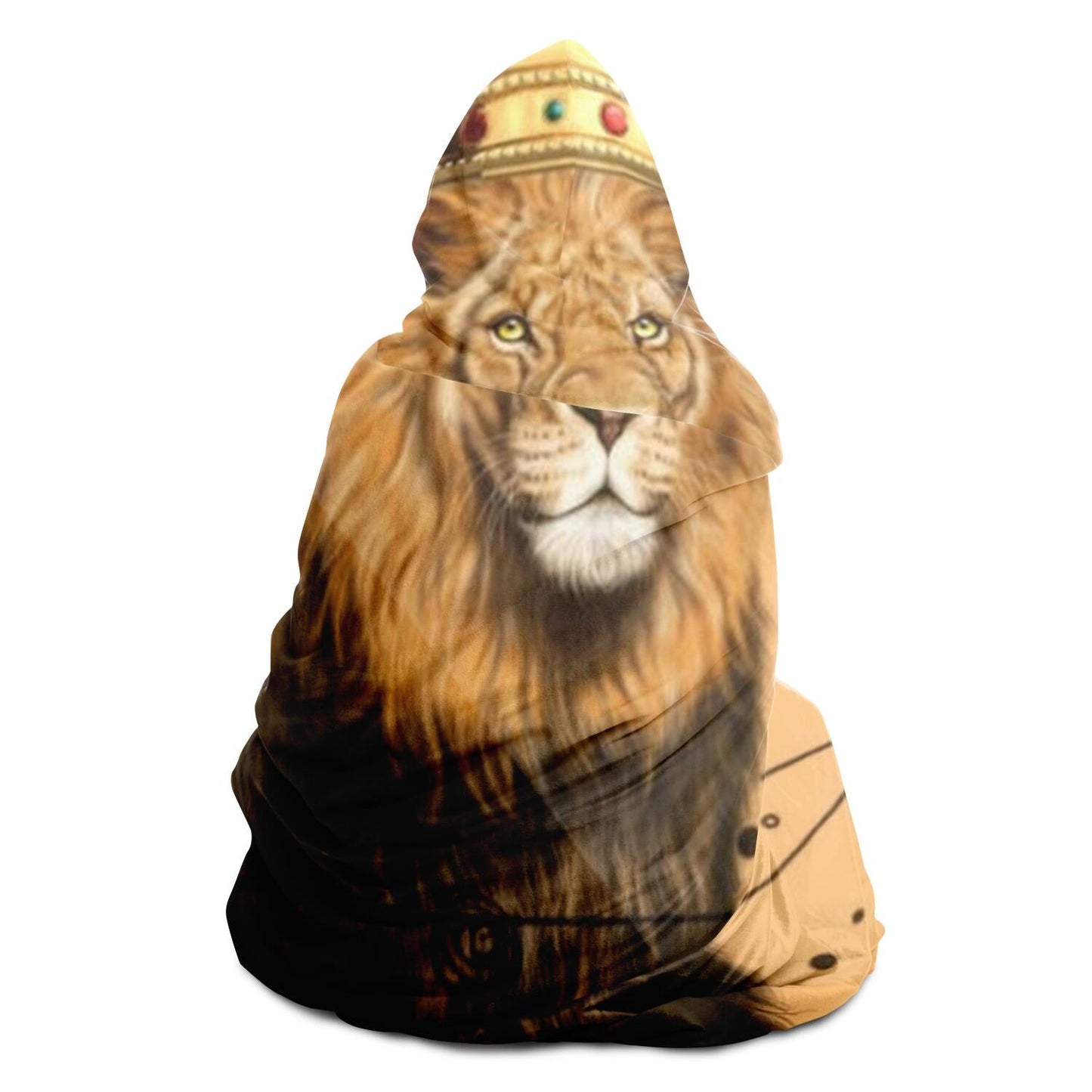 LION POWER Hooded Blanket