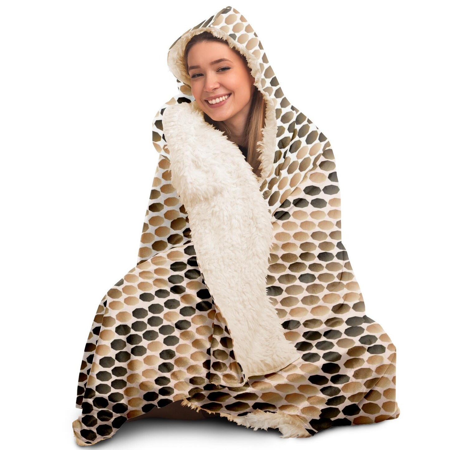 Snake Skin Hooded Blanket