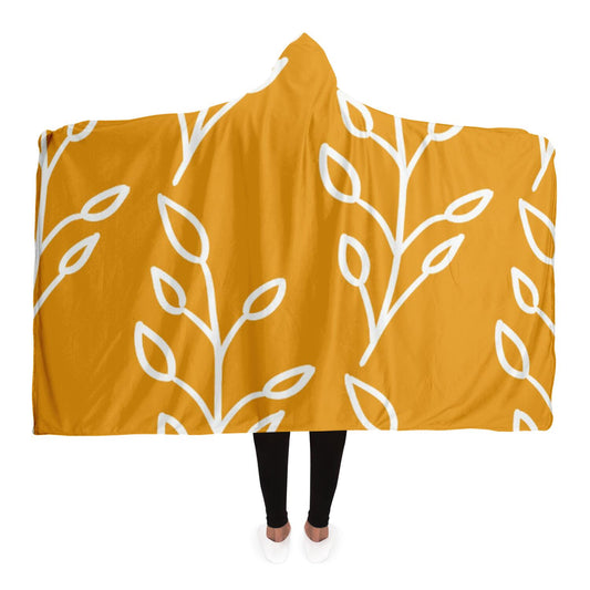 Feeling of lightness pattern - Mellow Yellow Poster Hooded Blanket