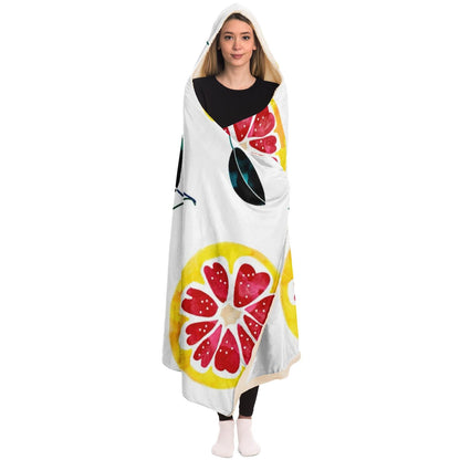 Fruit Crush Kid's Sweater Hooded Blanket