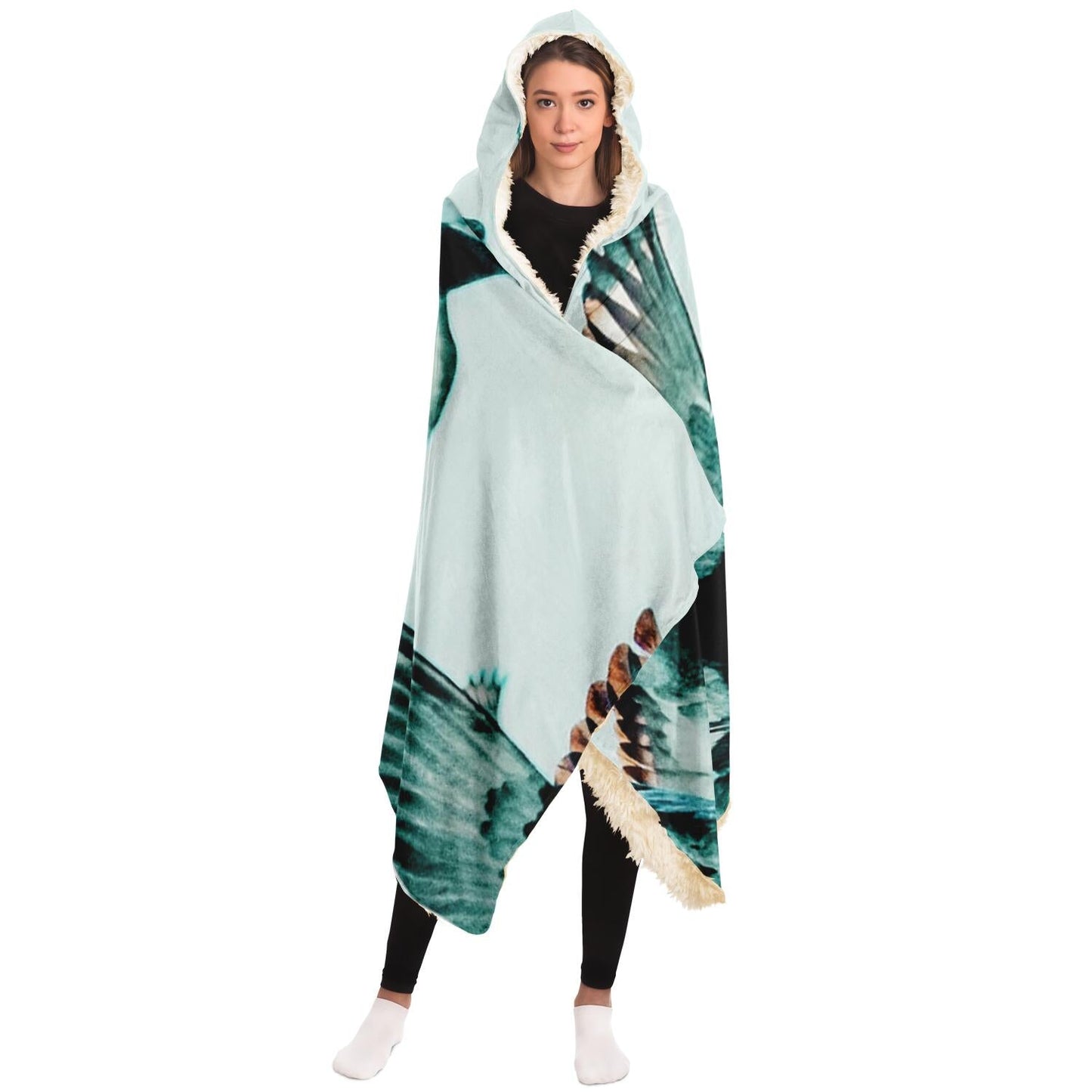 Rise Poster  Hooded Blanket