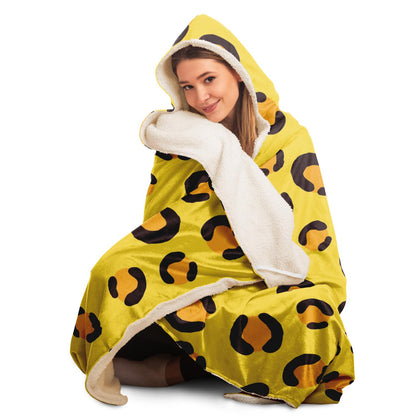 Tiger Pattern Hooded Blanket