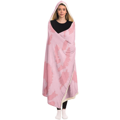 Abstract Pattren Hooded Blanket