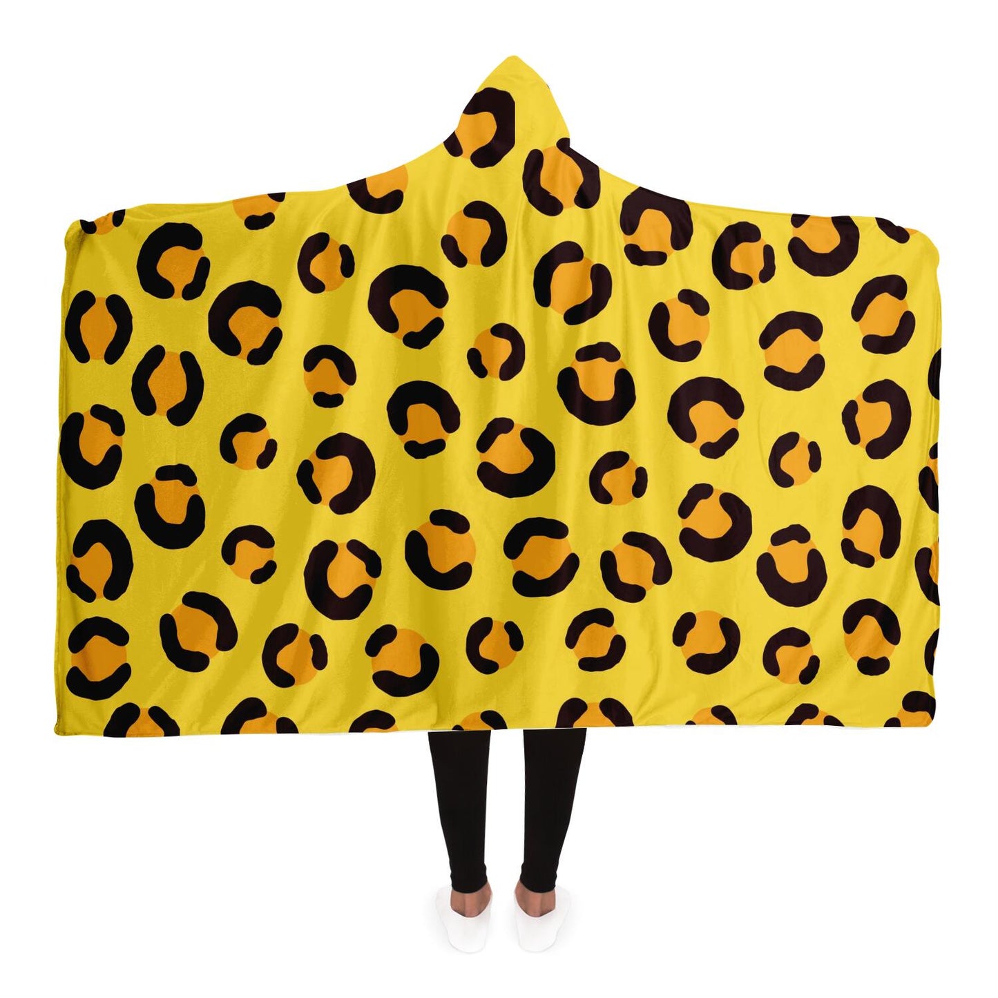 Tiger Pattern Hooded Blanket