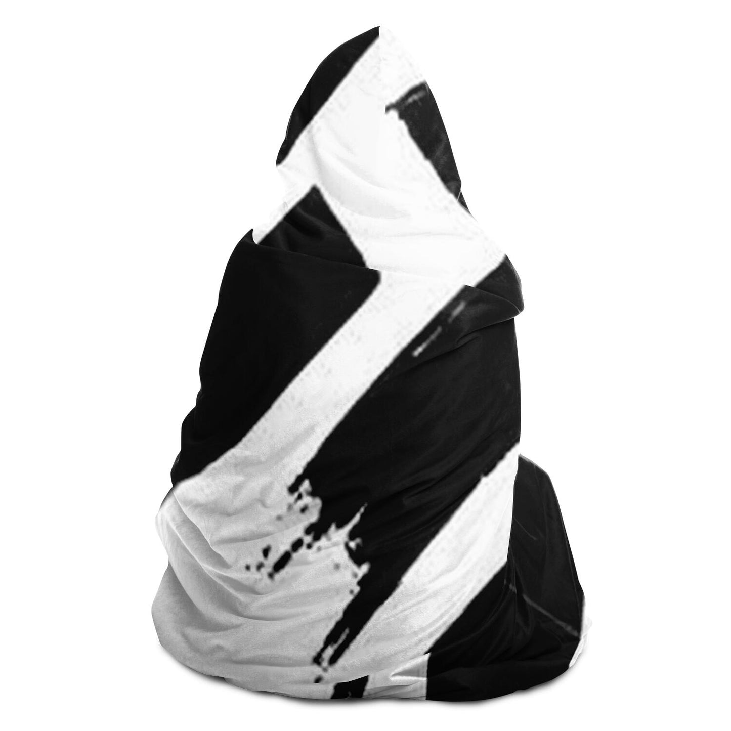 Abstract Pattren Hooded Blanket