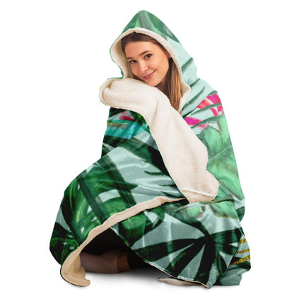 The Tropics III Hooded Blanket