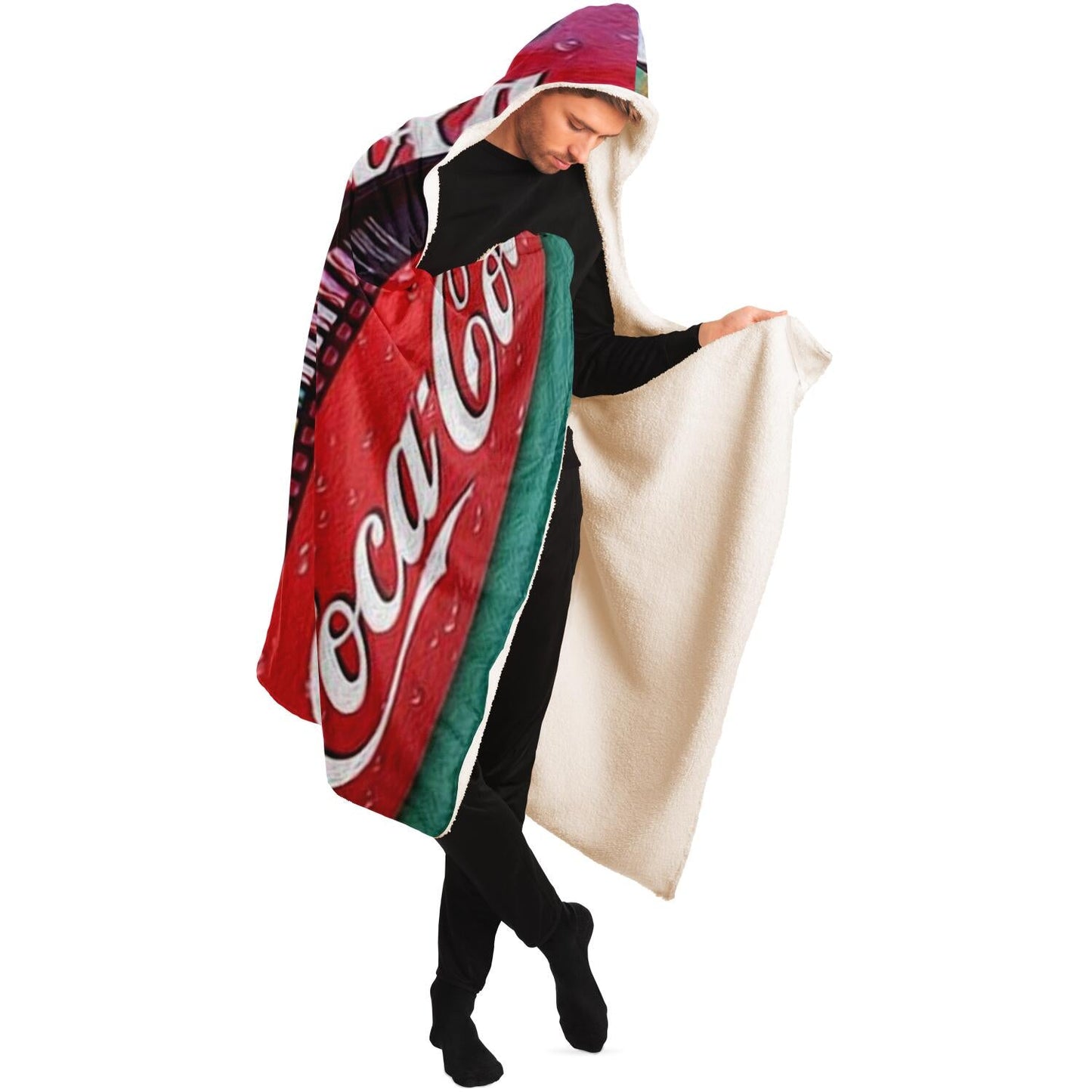 Coca Cola Hooded Blanket