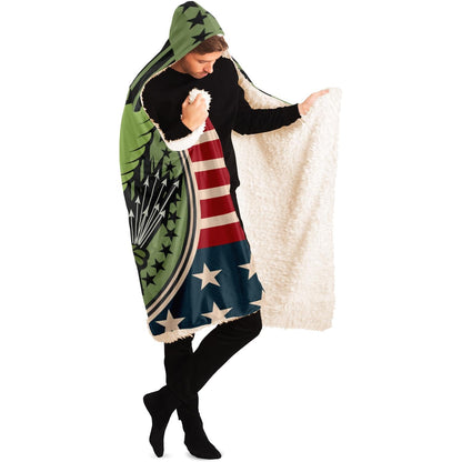 Eagle Seal Hooded Blanket