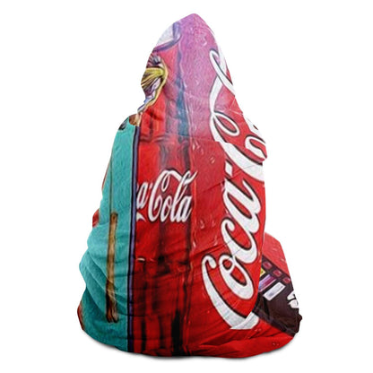 Coca Cola Hooded Blanket