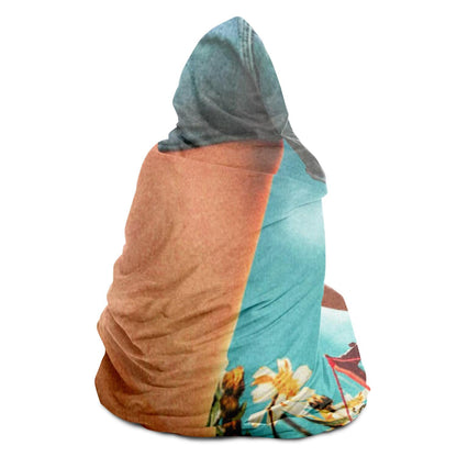 I Hope the Grass is Greener Hooded Blanket