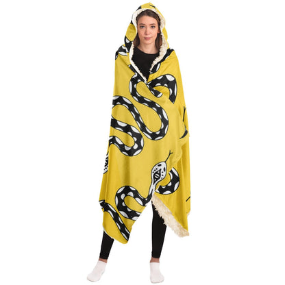 Snakes Hooded Blanket