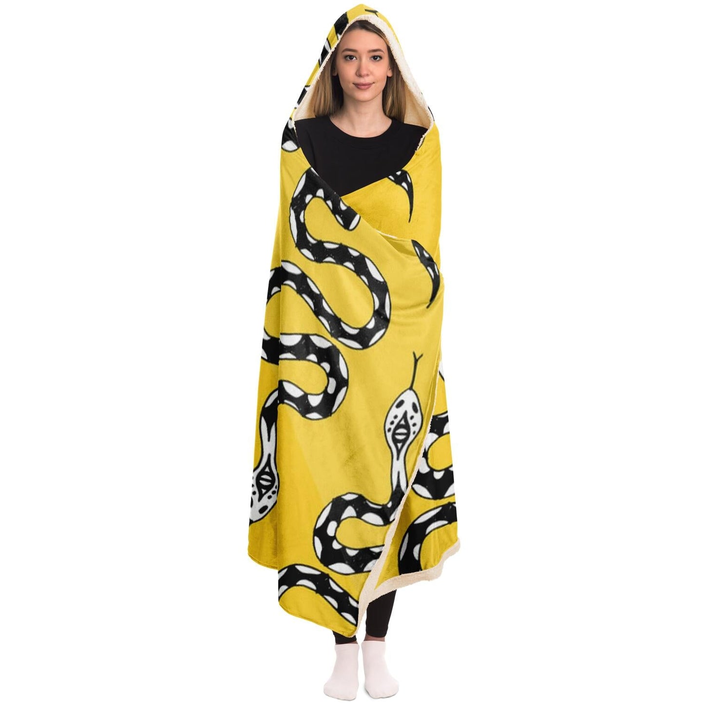 Snakes Hooded Blanket