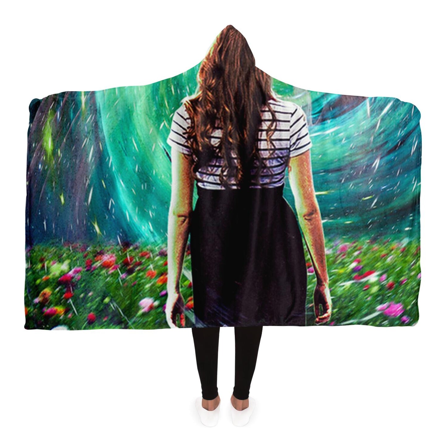 Tropical Vibes Hooded Blanket