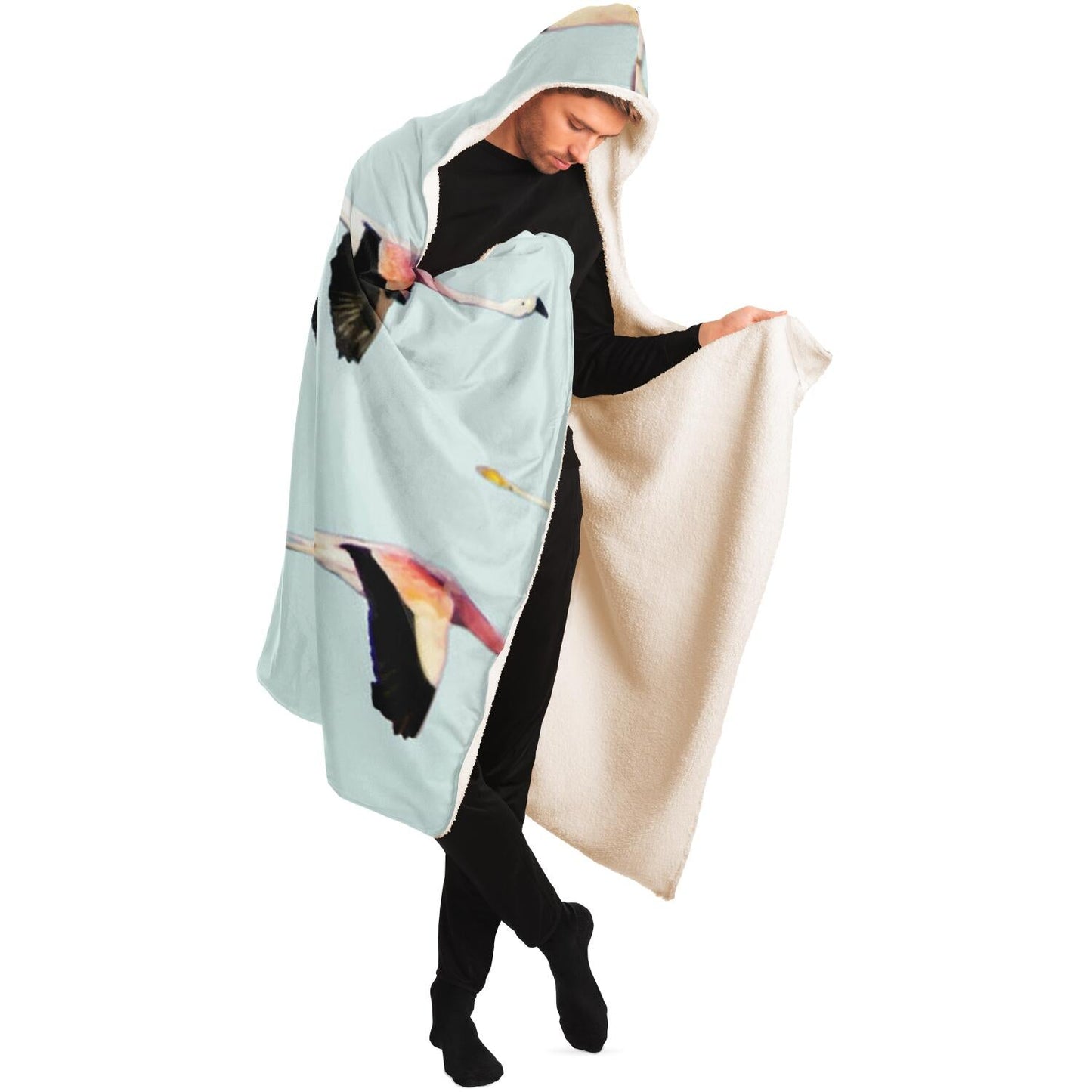 MIGRATION Hooded Blanket