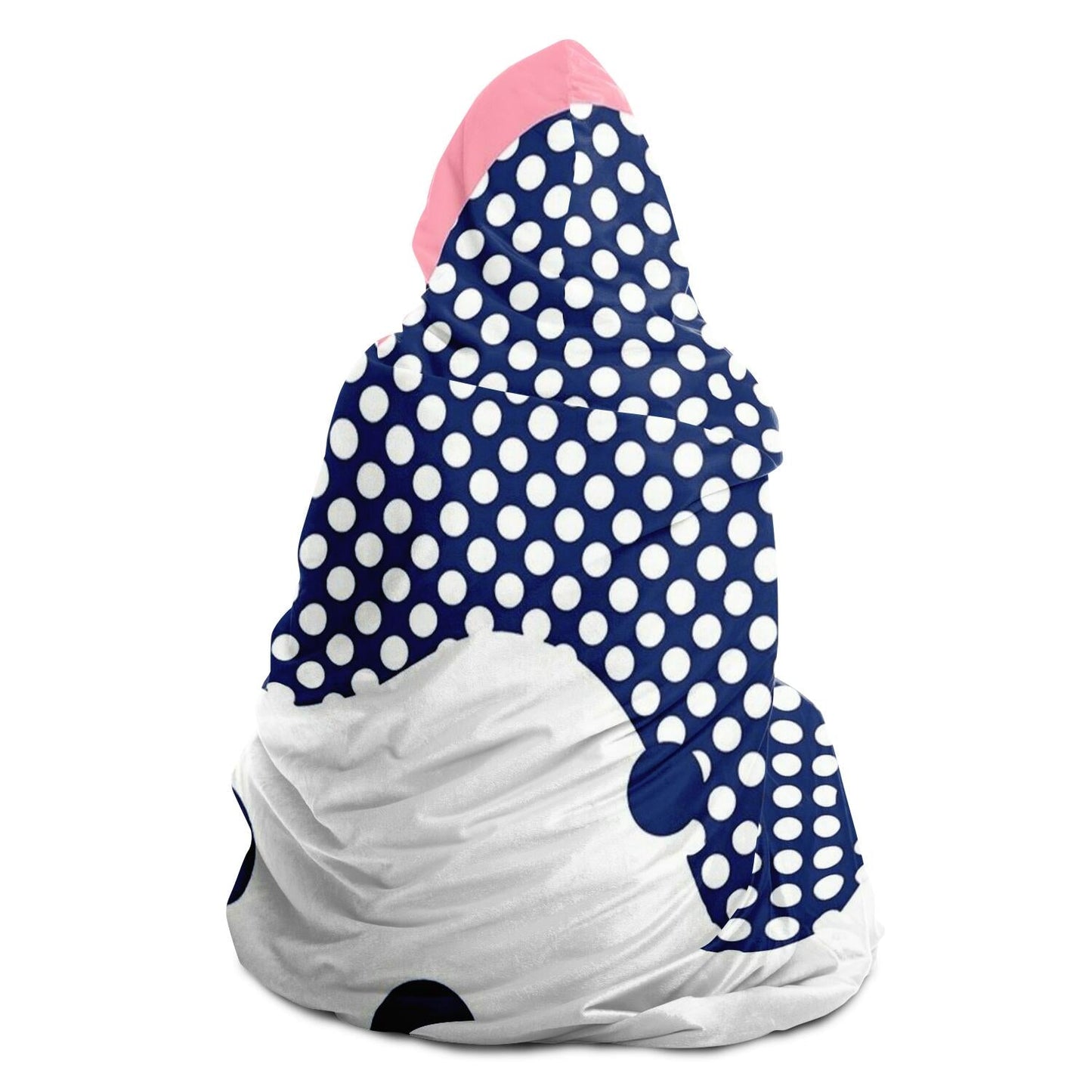 Polka Dots Hooded Blanket