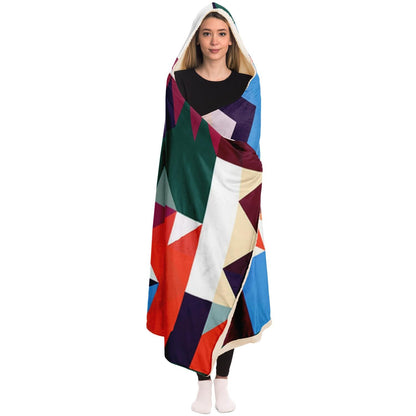 Beautiful pattern Hooded Blanket