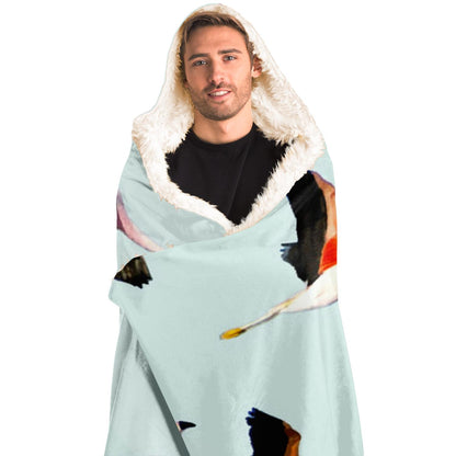 MIGRATION Hooded Blanket