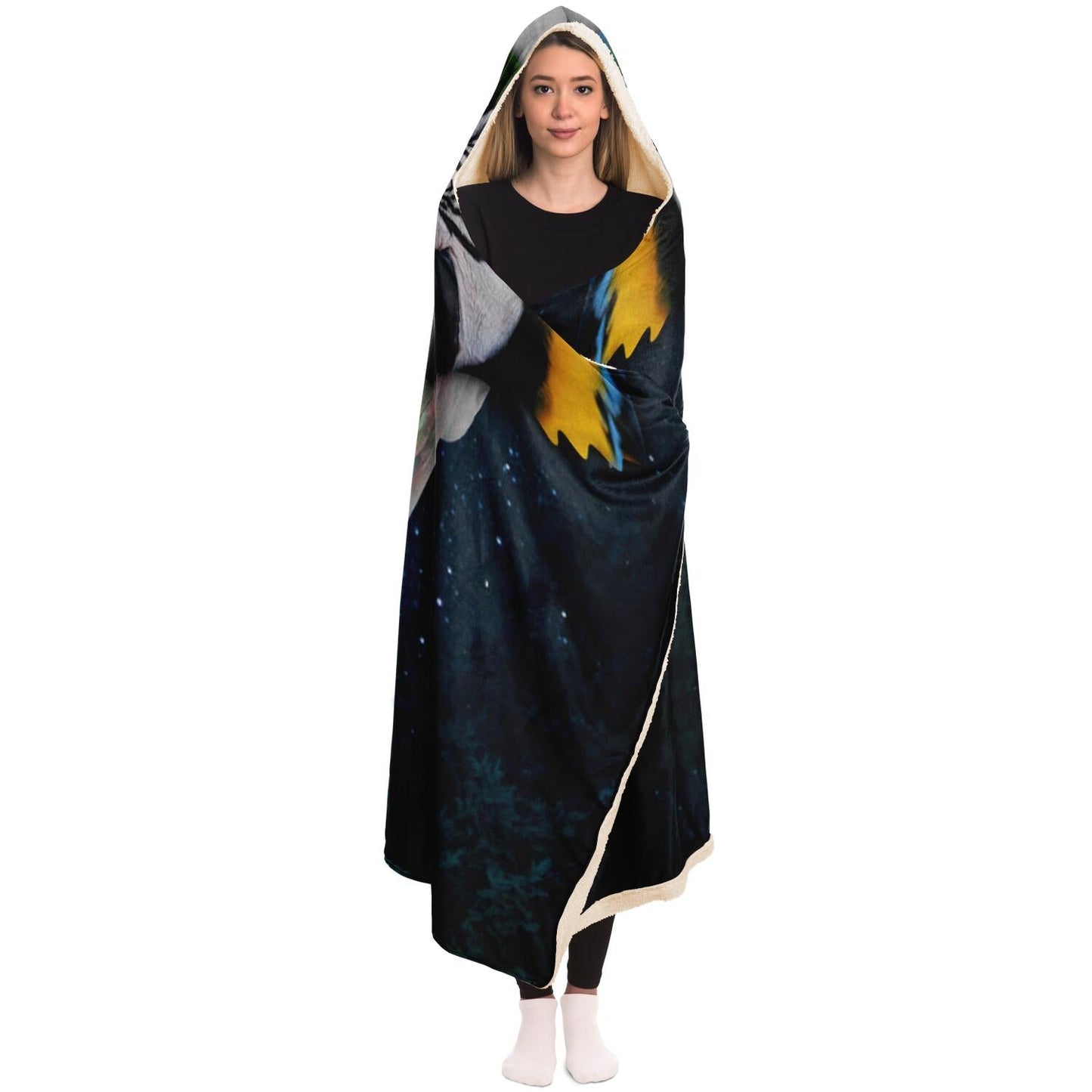 Parrot Fairy Hooded Blanket