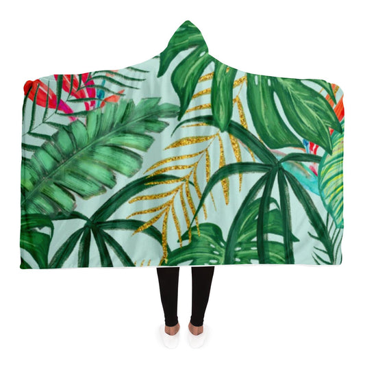 The Tropics III Hooded Blanket