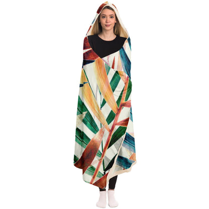 Leaves Hooded Blanket