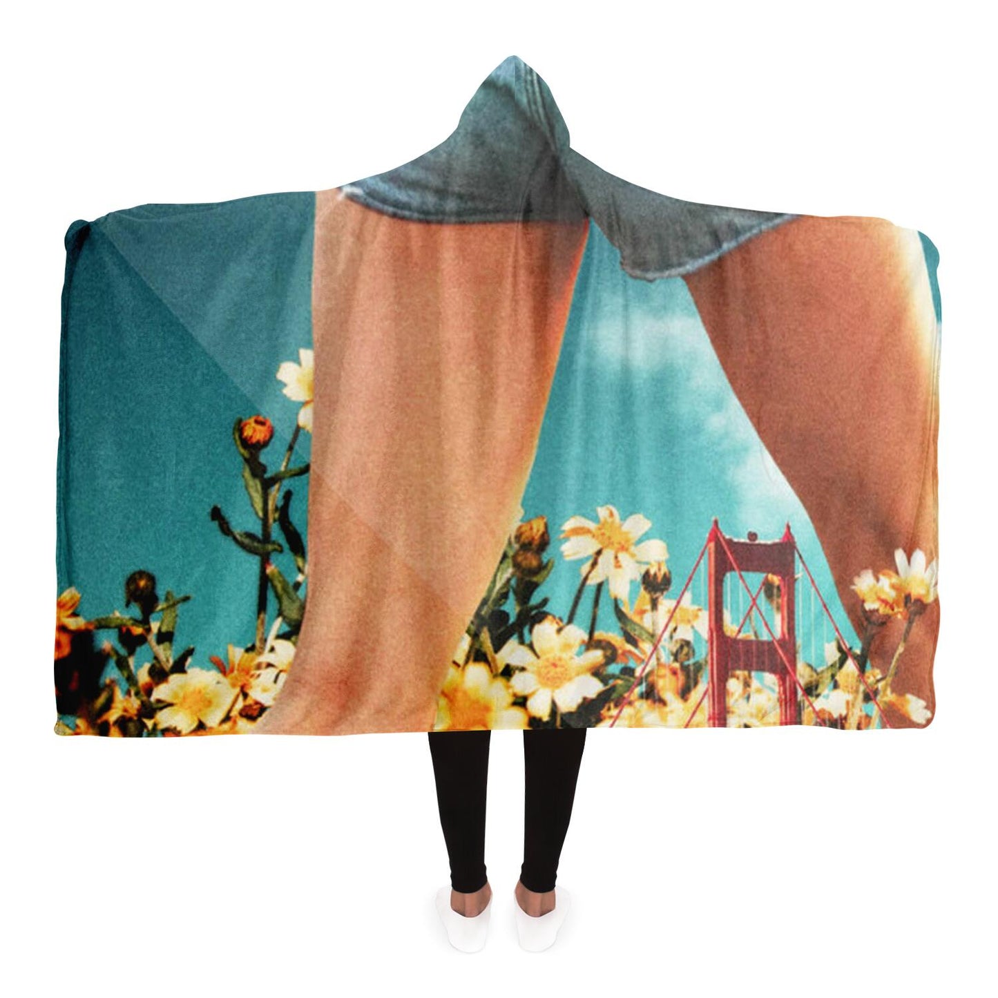 I Hope the Grass is Greener Hooded Blanket