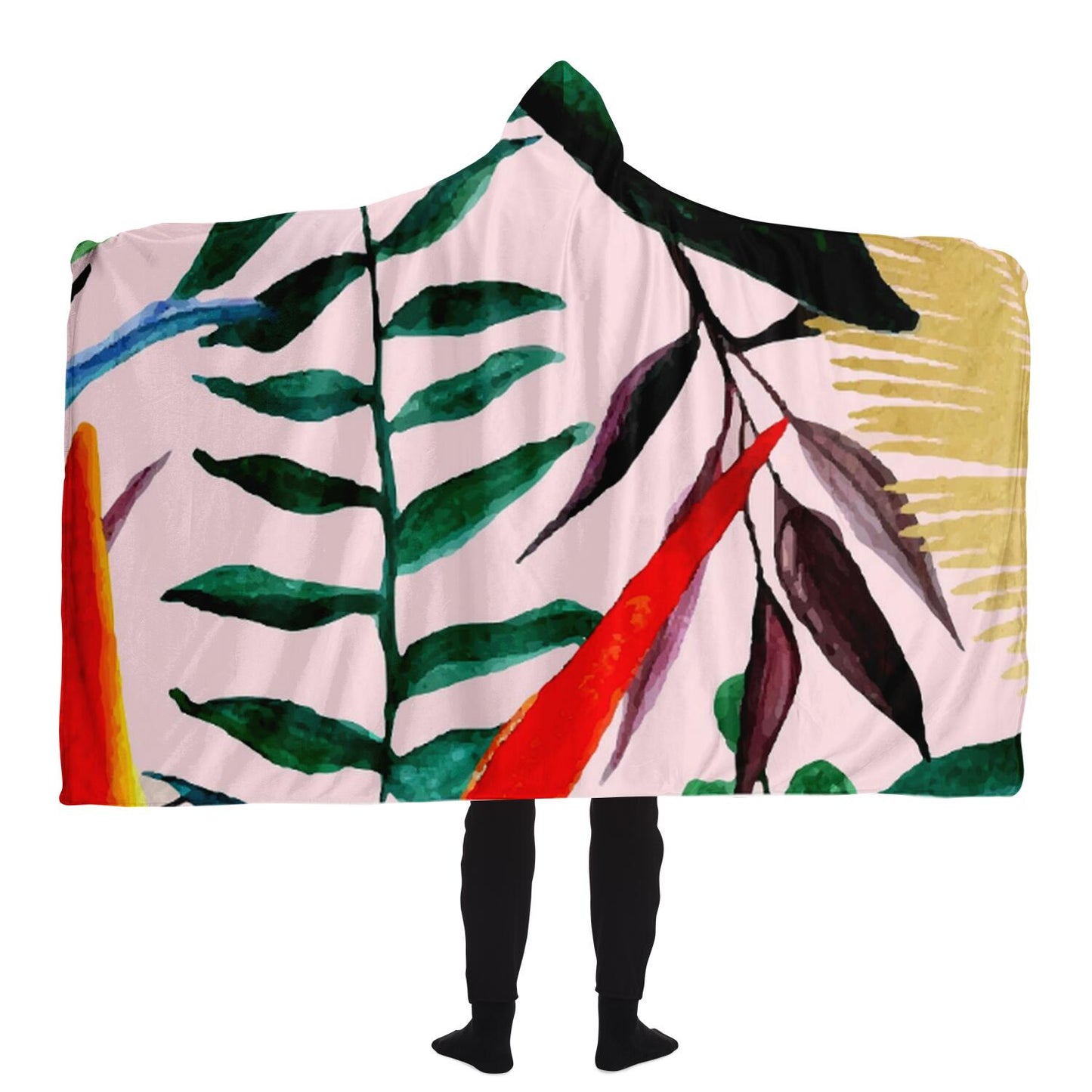 Tropical Garden PosterHooded Blanket