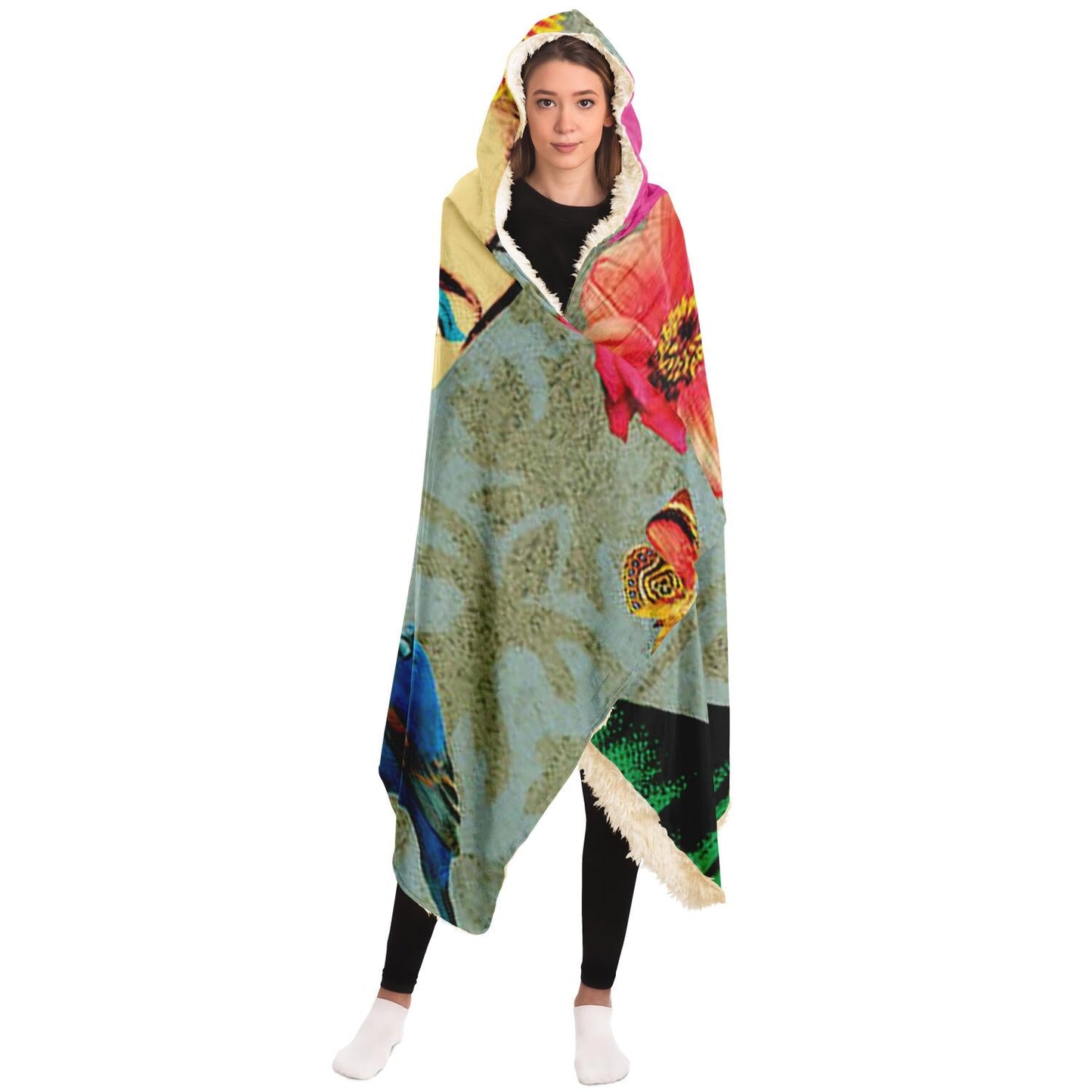 Frida Passion Hooded Blanket