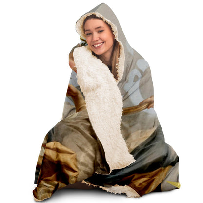 Peace & Love Hooded Blanket