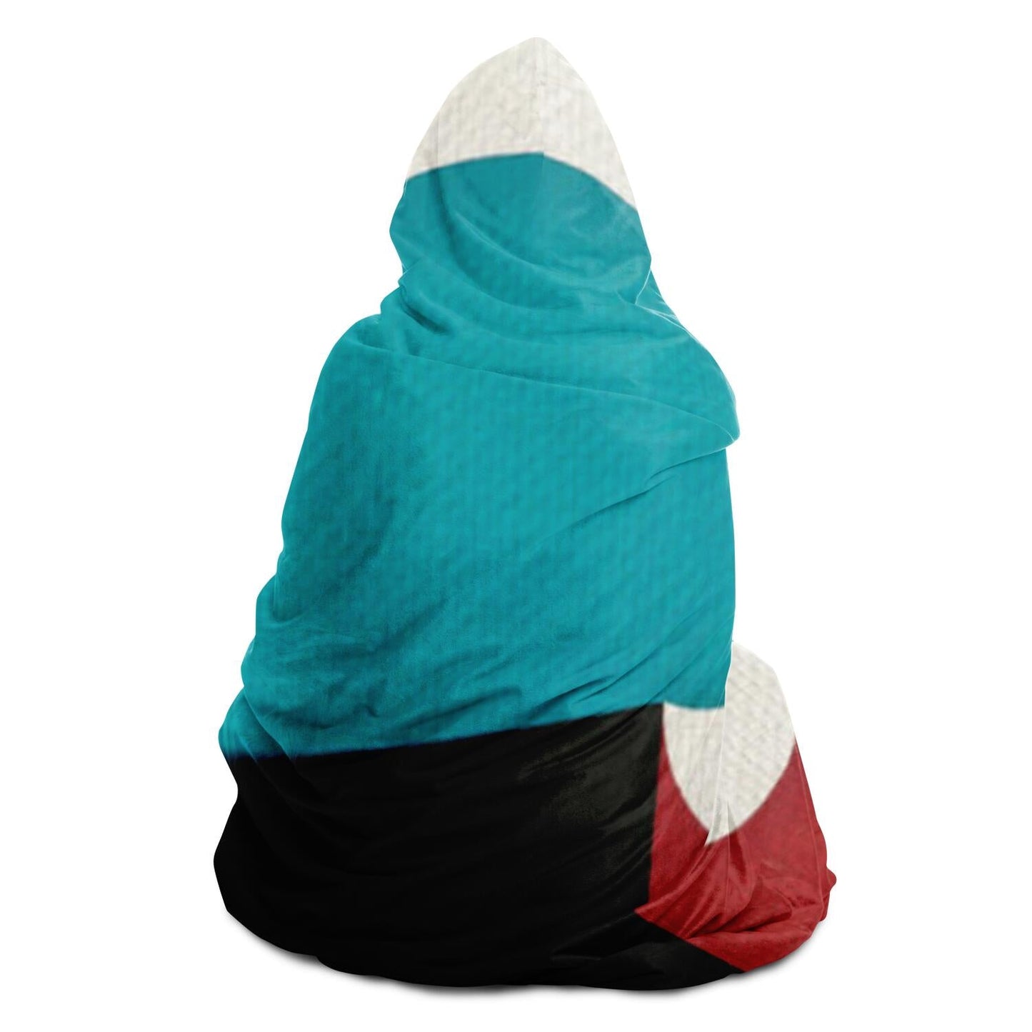 The Black Wave Hooded Blanket