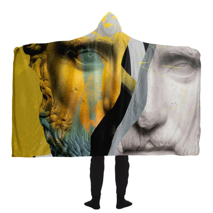 Colourful Past Hooded Blanket