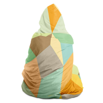 Graphic Pattern Hooded Blanket