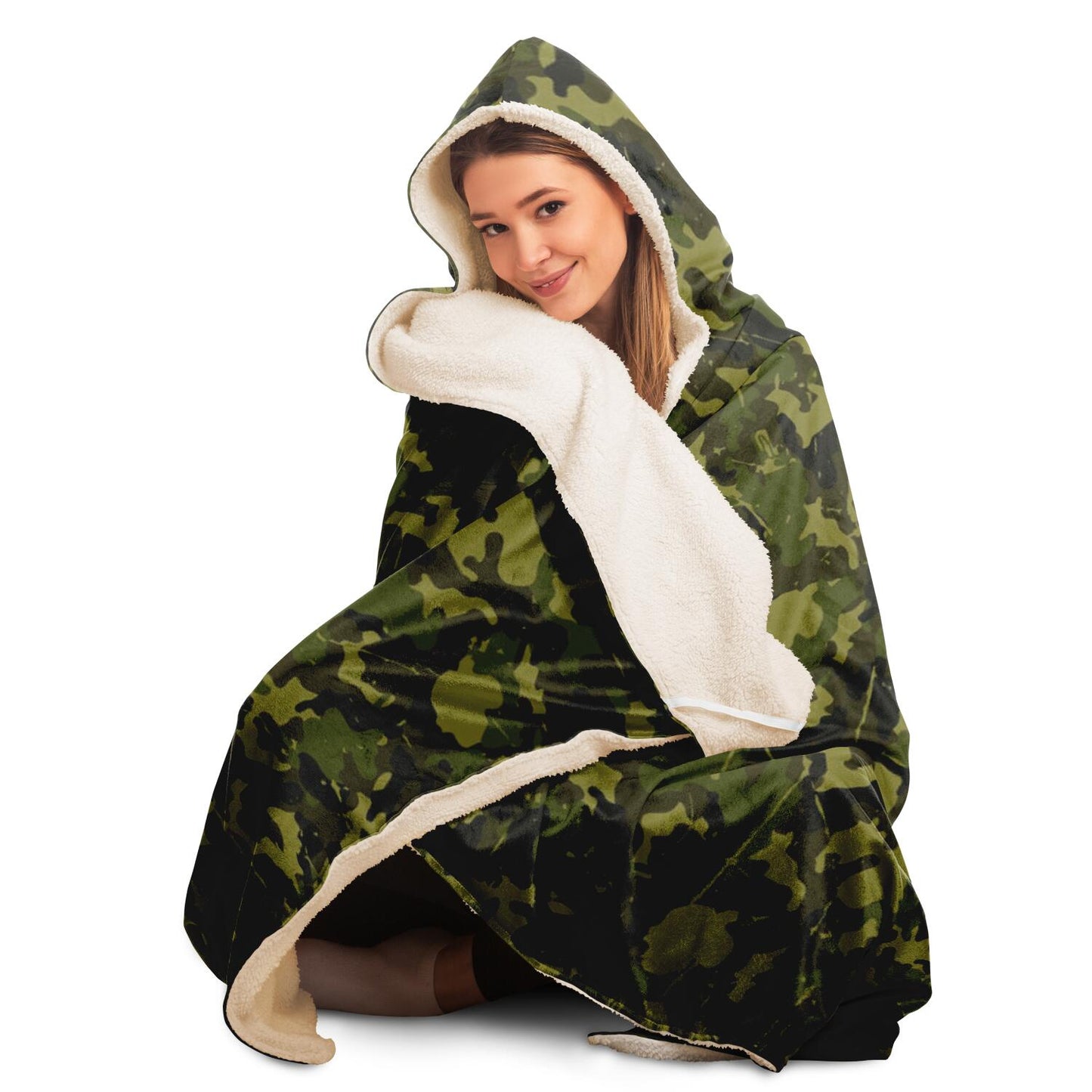 Camofludge Hooded Blanket