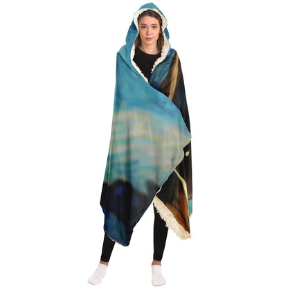 Magic of Starry Night Hooded Blanket