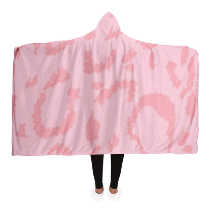 Abstract Pattren Hooded Blanket