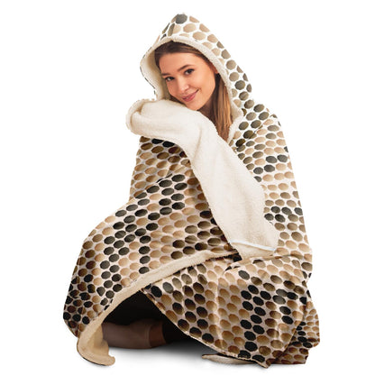 Snake Skin Hooded Blanket