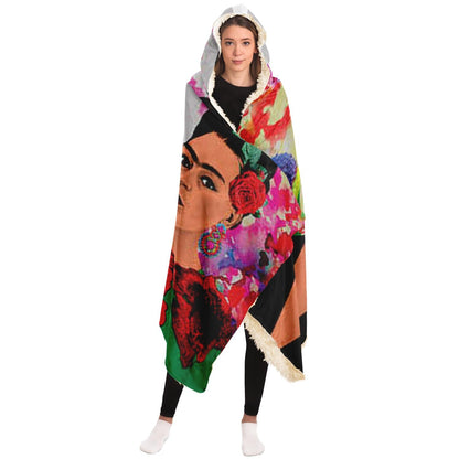 Frida Kahlo Lovers Hooded Blanket