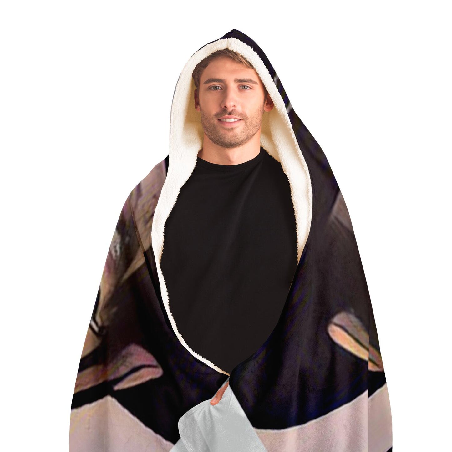 Portrait photo of Manoel de Oliveira, Portuguese film director Kid's sweater Hooded Blanket