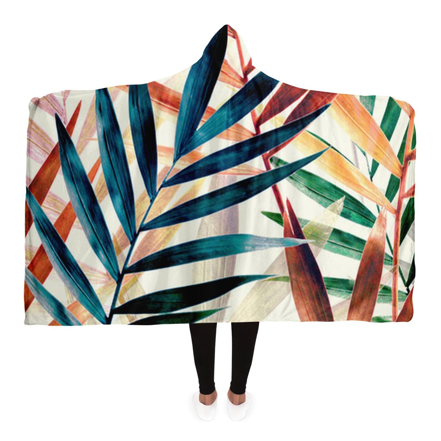 Leaves Hooded Blanket